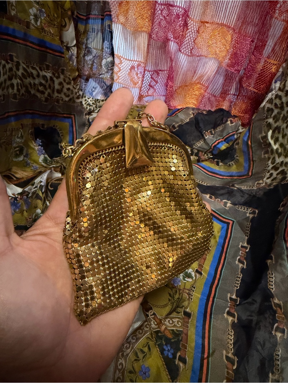 Sony Costumes Gold Evening Purse by Withing and Davis